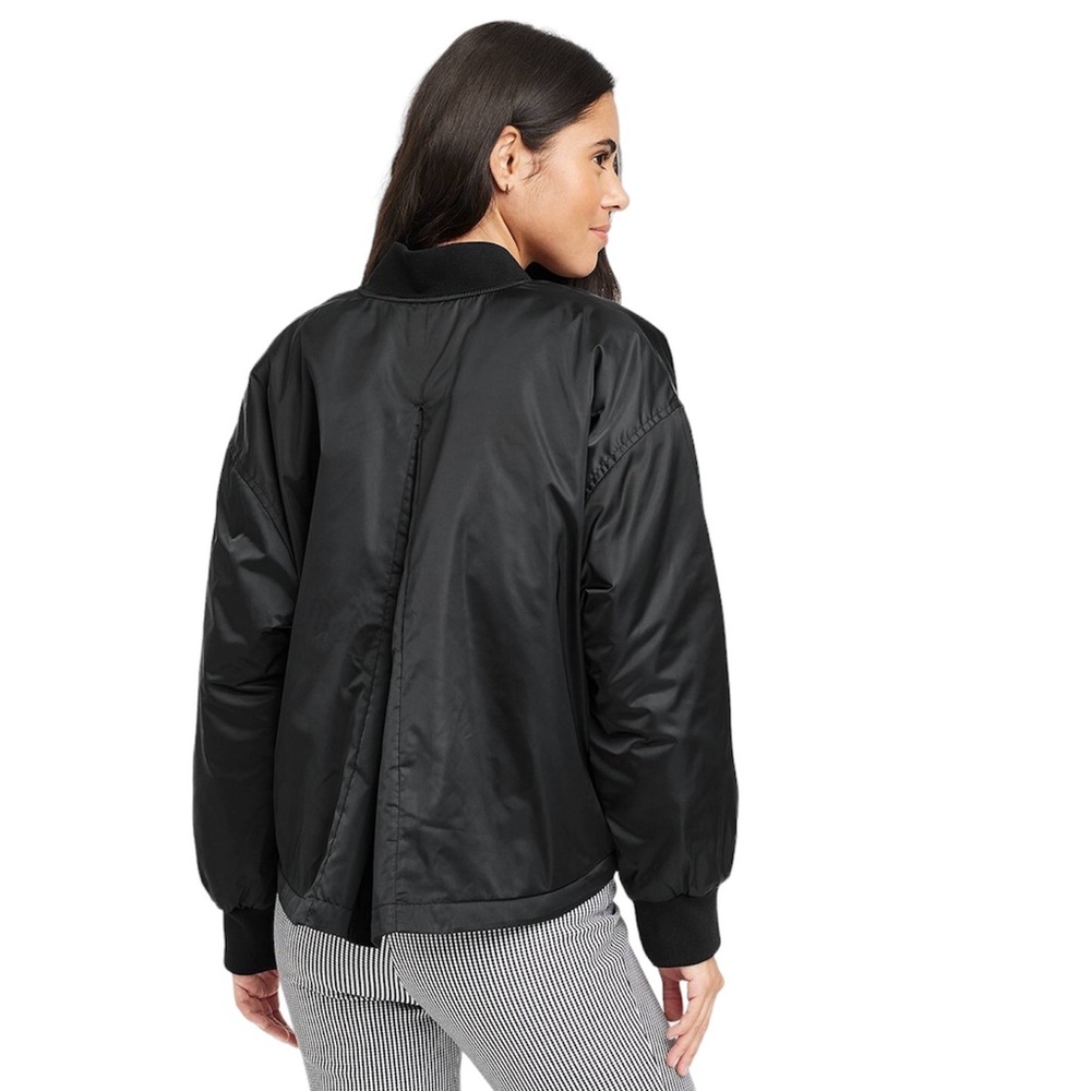 A New Day Women’s Black Bomber Jacket - Picture 3 of 13